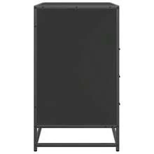 Cassettiera vidaXL nera 70x41x70 cm realizzata in ingegneria - nero - Visualizzare 6
