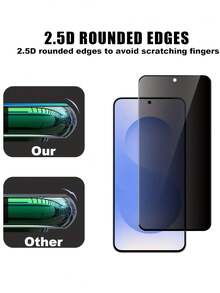 3PCS Compatible With Samsung Galaxy S21 S22 S23 S24 S25 S26 Ultra Privacy Screen Protector - [25°Anti Spy][Auto Dust Removal] 9H Hardness Full Screen Tempered Glass,Bubble Free,Anti Fingerprint