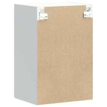 vidaXL Armário mural cozinha com porte en verre Lucca branco brilhante - Branco - Ver 9