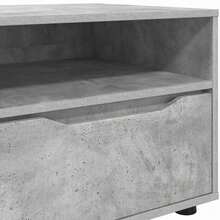 vidaXL TV-Ständer, Betongrau, 100 x 48 x 43 cm, Holzwerkstoff - Grau - Übersicht 10