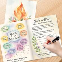 1 cuốn sổ tay hướng dẫn "Tìm Ngọn Lửa Của Bạn" - Sách tự giúp bản thân phát triển, thiết kế hoa lá, phù hợp cho sự nghiệp và các mối quan hệ - Nhật ký suy ngẫm dành cho thanh thiếu niên và người lớn - Tông màu pastel nhẹ nhàng (Hoa hồng) - Món quà lý tưởng để tìm kiếm mục đích sống, lời khuyên về mối quan hệ, thiết kế truyền cảm hứng, giấy chất lượng cao, cẩm nang dành cho người trẻ chuyên nghiệp. - Nhiều màu 2 - Xem 7