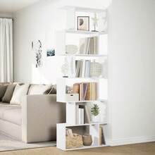 vidaXL Tavolino separato da 6 pezzi ebenex bianco 70x24x193 cm - Bianco - Visualizzare 4