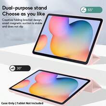 Compatible With Samsung Galaxy Tab A11 Tablet Case, Tri-Fold Tablet Protective Cover, Fits Galaxy Tab S10 Lite, Smart Sleep/Wake, Full-Body Drop Protection, Tri-Fold Stand, Compatible With Samsung Galaxy Tab A11 Plus 11", Fits Galaxy Tab S11 11" (2025)/S10 Lite 10.9"/A9/A8/A7 Lite/A9 PLUS, Fits Pad 2 11"/ Pad SE 11 Inch Tablet Protective Case - Pink - View 3