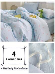 Bộ 3 ga trải giường họa tiết hoa, chất liệu microfiber cao cấp siêu mềm mại, thoáng khí, đa năng sử dụng được cả bốn mùa, có thể giặt máy, chống phai màu, không xù lông, không co rút, không nhăn, phong cách trang trí phòng ngủ Boho/Farmhouse/Modern Minimalist, dễ bảo quản, phù hợp với giường cỡ King/Queen/Full/Twin, lý tưởng cho nhà ở, ký túc xá, căn hộ, phòng khách, nhà nghỉ dưỡng và làm quà tặng. - Nhiều màu - Xem 6