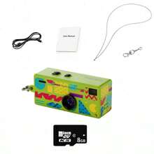 G6 Ultra-Portable HD Mini Digital Camera With Interchangeable Lens And Manual Mode - Effortless Mobile Upload For Vlogging, Travel, Parties, And Student Life FRESH STYLE GREEN) - Mini Keychain Camera, Thumb Camera, 1080P FHD Retro Digital Camera, Compact Vintage Micro Cameras - Perfect Birthday Gifts - màu xanh lá - Xem 9