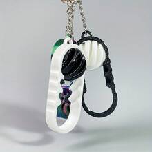 3D打印旋转涡轮钥匙扣，酷炫旋转结构饰品，生日、情人节、收藏的完美礼物 - 彩色 - 查看 5