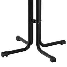 vidaXL Table à manger black Ø80x110 cm made of engineering and power - nero - Visualizzare 8