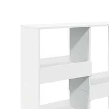 vidaXL Cloison de séparation blanc 100x33x115 cm bois ingénierie - Blanc - Voir 7