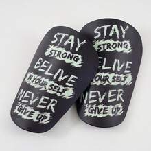 1 par de espinilleras de entrenamiento de fútbol mini, almohadillas de entrenamiento para partidos - reutilizables, cómodas de usar, duraderas - Multicolor - Ver 7