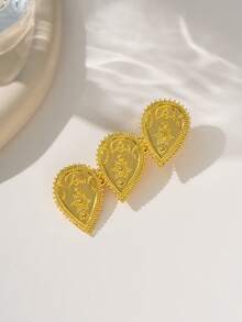 Herseygold 1pc Middle Eastern Arabic Bridal Jewelry Totem Hairclip, Holiday Hair Accessory, Daily Wear, Friend Gift