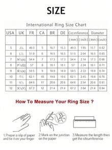 1pc 2ct Creative Double Stone Ring For Women, Eternal Love Gift For Partner, Wearable For Daily And Festivals, S925 Silver - Silver - View 10