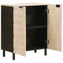 vidaXL Buffet Finitura Lavage Bianco 60 x 33 x 75 cm - Bianco - Visualizzare 2