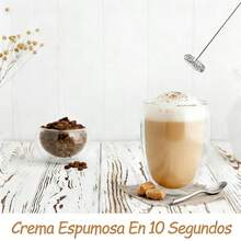 Espumador de Leche Eléctrico Portátil a Batería | Batidor de Huevos Mini de Mano Mezclador de Café 5 Colores al Azar para Latte Cappuccino Matcha Batido de Proteína - Multicolor - Ver 4