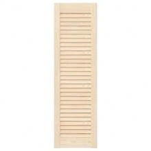 vidaXL Puerta de armario para persiennes 99x29,5 cm madera de pin macizo - Marrón - Ver 4