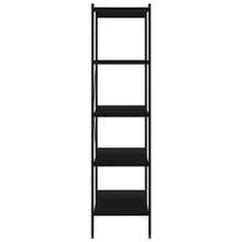 vidaXL Étagère con 5 livelli Noir 80x40x163 cm - nero - Visualizzare 4