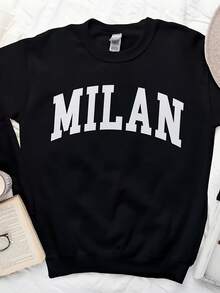 Milan Sweatshirt, Cozy Milan Italia Sweater, Milano Crewneck - Style 26 - View 1