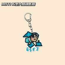 MBTI 16 Personality Type Keychain, Cute Cartoon Pendant, Creative Gift For Students, Toys, Gifts, Birthday, Christmas - Multicolor - View 22