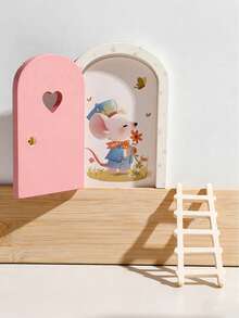 婴儿房仙女门墙饰套装，精致童话主题门饰，婴儿房墙面装饰摆件 - 彩色 - 查看 9