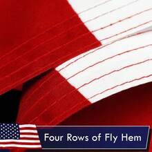 American Flag 3x5 Ft Outdoor Heavy Duty Embroidered Stars Sewn Stripes USA Banner For House Porch Garden Decoration - 1 - 查看 6