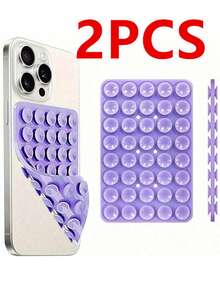 1pc Silicone Suction Cup Phone Holder, Hands-Free Phone Stand, Suitable For Any Smartphone, Great For Selfie And Video Shooting, Ideal Gift For Valentine's Day And Holidays, Essential For Airplane Travel