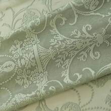 Green Sheer Curtains 108 Inch Long Living Room - Shabby Chic Floral Ruffled Curtains, Elegant Knitted Privacy Rod Pocket, Emerald Green, Spring/Summer, 1 Pair, 59 X 108 Inch - 鼠尾草綠 - 查看 7