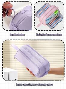 Capybara Cute 6pcs Click Pens - Black Ink, Plastic, No Feathers, Stocking Filler, Notebook Accessories|Playful Design|Plastic Pens,Large-Capacity Multi-Layer Pencil Case,Back To School Supplies Essentials Office Supplies Valentine's Day Gifts - Multicolor - View 5