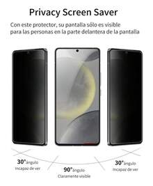 Redmi K90 Pro Max, 2 Micas Hidrogel Diferente acabado - Privacidad - Ver 7
