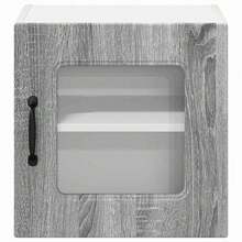 vidaXL Armadio da Cucina Kalmar 2 pz Grigio Sonoma 40 x 31 x 40 cm - Grigio - Visualizzare 7