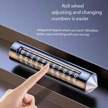 2025 New Temporary Parking Plate With Phone Number, Car Decor, Car Window Breaker, Temporary Parking Number Plate, Parking Relocation Phone Plate, Safety Hammer