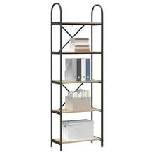 vidaXL Étagère Chêne Sonoma 60 x 30 x 183 cm Legno di ingegneria - Castano - Visualizzare 3
