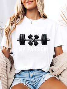 Women Sports Tees & Tanks - White - View 1