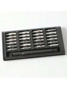 25-In-1 Premium Precision Screwdriver Set, Multi-Functional Smartphone & Tablet Disassembly Repair Tool, Plastic Material, No Charging Function - Includes Various Screwdriver Bits. (Random Style Shipped)