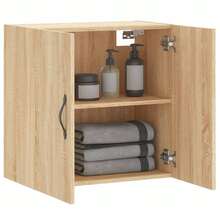 vidaXL Sonoma Eichen-Wandschrank 60x31x60 cm, Holzwerkstoff - Braun - Übersicht 4