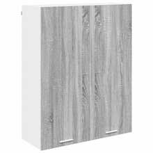 vidaXL Armadio sospeso con contenitore Grigio Sonoma 80 x 31 x 100 cm - Grigio - Visualizzare 2