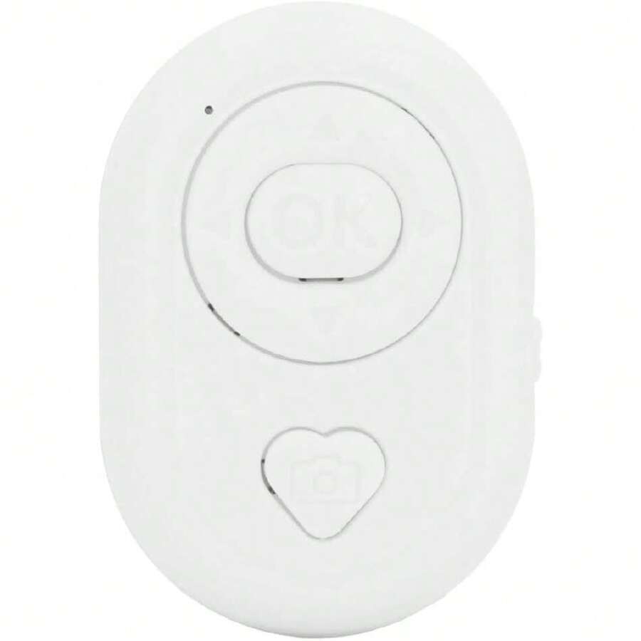 Page Turner,  Control Remoto App Desplazamiento Clicker, Obturador de Cámara Inalámbrico Botón Selfie, Compatible con Teléfono, Pad, OS, (White),39508734 - Multicolor - Ver 1
