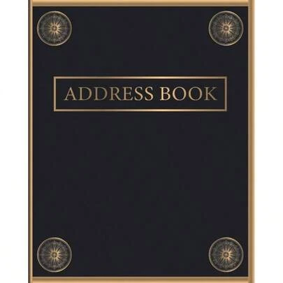 Address Book: Large Print Address Book With Tabs Telephone Address Birthday Book With Tabs, Address Log Book Contacts, With Phone Numbers, Addresses, Birthday. Alphabetical A - Z Organizer