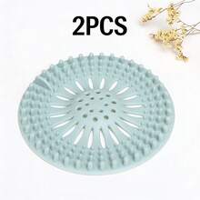 Hair Filter Screen For Bathroom Drain; Kitchen Sink Anti-Block Silicone Floor Drain Cover - 彩色 - 查看 8