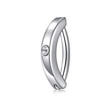 1件装 14G 肚脐环 垂坠式肚脐穿孔饰品 可爱粉色 CZ 爱心蝴蝶蝴蝶结花朵肚脐环 女士款 14G 银色不锈钢精致垂坠式肚脐穿孔饰品 派对圣诞节生日礼物