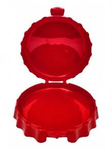 2 piezas.Botanero, Dulcero, Escarchador Corcholata Plástico Rojo-fútbolCalidad premium