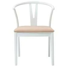 vidaXL Sedia da pranzo 2 pz Bianca e Marrone - Bianco - Visualizzare 5