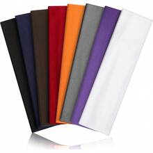 8PCS Summer-Exclusive Non Slip Sports Elastic Soft Running Fashion Headbands Absorb Sweat For Women & Men Working Out, Travel Workout Hair Band Running Hair Accessories Yoga Head Scarf Sport Sweatband - Multicolor - View 23