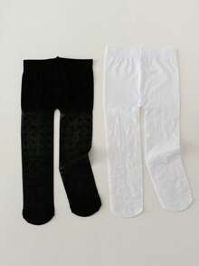2pcs Girl's Tight Dance Socks With Foot For Ballet - Multicolor - View 12