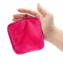 Facial Cleansing Towel, 13cm*13cm Facial Cleansing Towel, Super Soft Makeup Remover Dry Towel, Thick Cleansing Towel Suitable For Sensitive Skin, Soft And Absorbent, Cleansing And Removing Makeup. - Multicolor - View 4