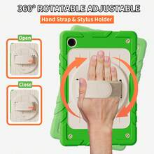 1个适用于三星Galaxy A8的360度旋转硅胶保护套 - 果綠(有肩帶) - 查看 2