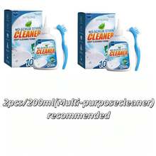 1瓶/100毫升，2瓶/200毫升，1瓶/150克 多用途清洁剂，适用于洗衣机、厨房台面、烤箱、抽油烟机、炉灶、水槽、洗碗机、马桶、浴室墙壁、浴缸、金属水龙头及各种金属部件。 - 彩色 - 查看 13
