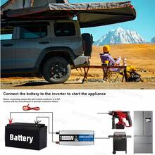 10000W太阳能系统完整套装，包括双12V/24V转110V/220V逆变器、100A控制器和200W太阳能电池板，适用于家庭/露营离网备用电源。 - SEP-11K-D10000 - 查看 13