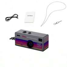 G6 Ultra-Portable HD Mini Digital Camera With Interchangeable Lens And Manual Mode - Effortless Mobile Upload For Vlogging, Travel, Parties, And Student Life (DARK STYLE PURPLR) - Mini Keychain Camera, Thumb Camera, 1080P FHD Retro Digital Camera, Compact Vintage Micro Cameras - Perfect Birthday Gifts - Màu tím - Xem 11