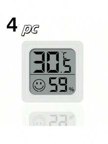 2pcs/1pc Electronic Thermometer, Intuitive Temperature & Humidity Display, Suitable For Indoor, Outdoor, Bedroom, Dining Room, Office, Reptile Habitat - Multicolor - View 9