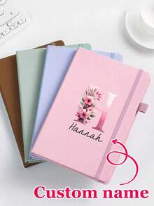 1pc Personalized Diary Notebook, Customizable Name, Customizable Diary, Work Notebook, Small Notebook, Book Diary, Writing Diary, Blank Notebook, Diary, Dotted Notebook, Men's Diary, Small Sketchbook, Paperage Notebook, Pocket Notebook, Notebook, Notepad, Multi-Functional Daily Diary, Waterproof - Color - View 2