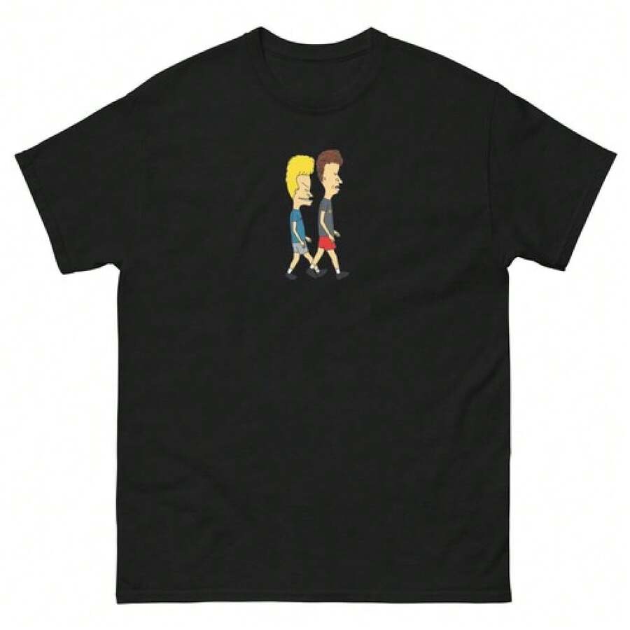 Camiseta gráfica de Beavis y Butthead - Negro - Ver 1